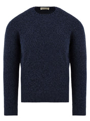 Maglione girocollo Merino extrafine FILIPPO DE LAURENTIIS Uomo - Blue