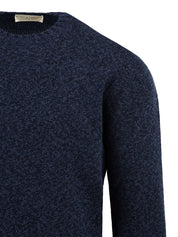 Maglione girocollo Merino extrafine FILIPPO DE LAURENTIIS Uomo - Blue