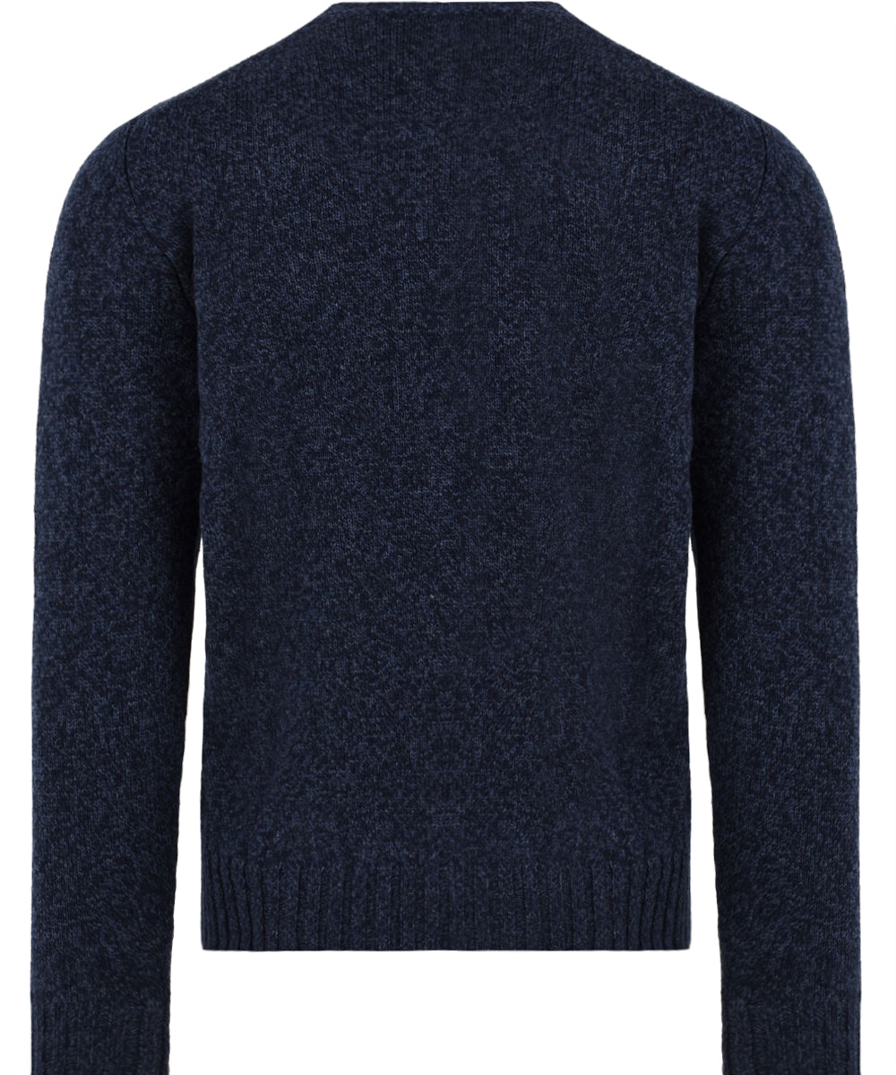 Maglione girocollo Merino extrafine FILIPPO DE LAURENTIIS Uomo - Blue