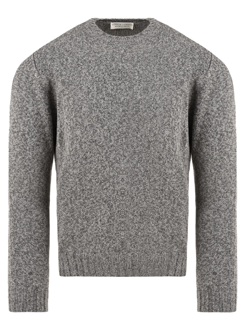 Maglione girocollo Merino extrafine FILIPPO DE LAURENTIIS Uomo - Grigio