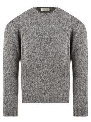 Maglione girocollo Merino extrafine FILIPPO DE LAURENTIIS Uomo - Grigio