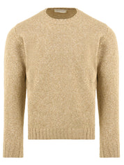 Maglione girocollo Merino extrafine FILIPPO DE LAURENTIIS Uomo - Beige
