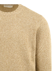Maglione girocollo Merino extrafine FILIPPO DE LAURENTIIS Uomo - Beige