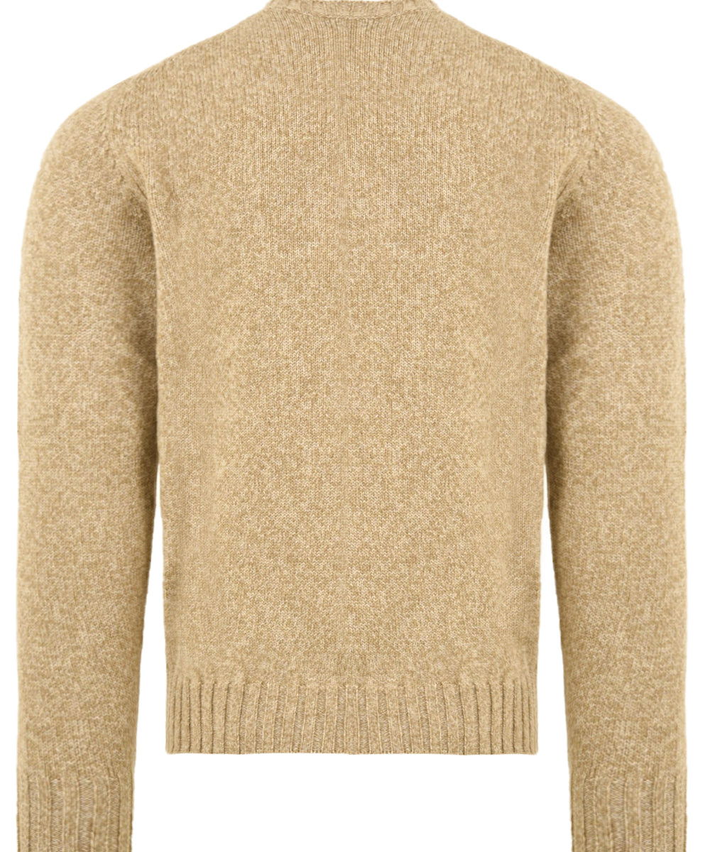 Maglione girocollo Merino extrafine FILIPPO DE LAURENTIIS Uomo - Beige