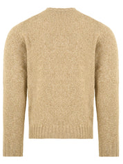 Maglione girocollo Merino extrafine FILIPPO DE LAURENTIIS Uomo - Beige