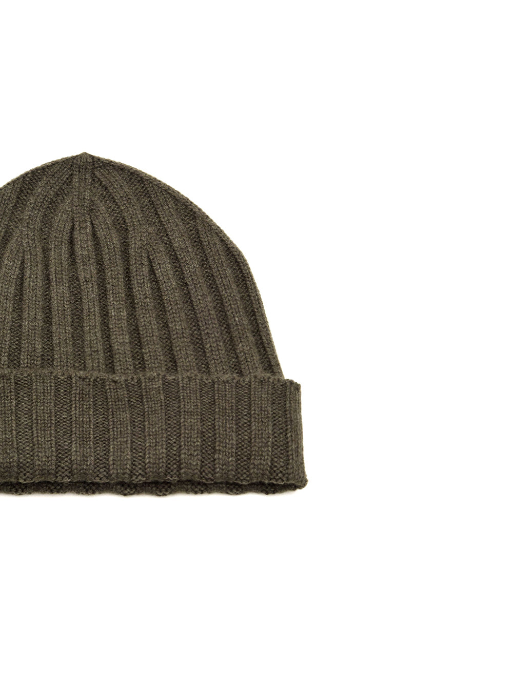 Cappello a coste Cashmere FILIPPO DE LAURENTIIS Uomo - Verde