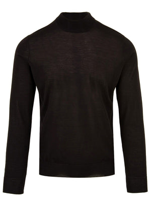 Maglione lupetto Royal merino FILIPPO DE LAURENTIIS Uomo - Nero