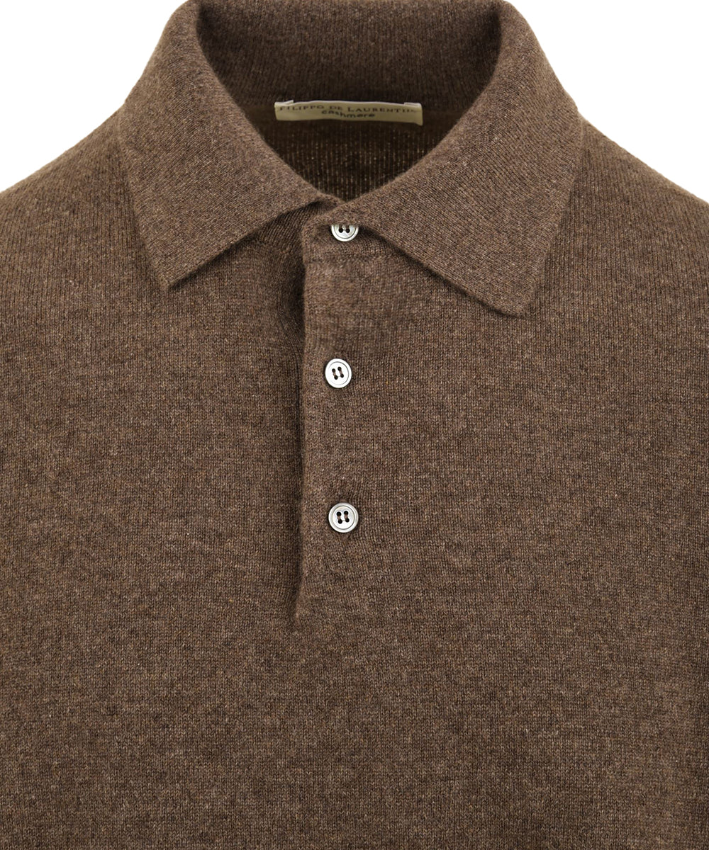 Polo Cashmere FILIPPO DE LAURENTIIS Uomo - Marrone