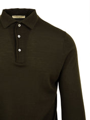 Polo Royal Merino FILIPPO DE LAURENTIIS Uomo - Verde