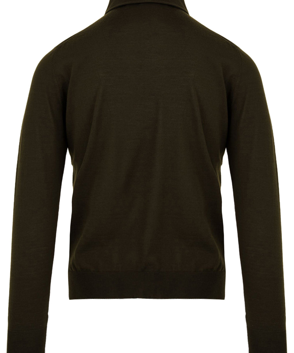 Polo Royal Merino FILIPPO DE LAURENTIIS Uomo - Verde