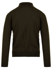 Polo Royal Merino FILIPPO DE LAURENTIIS Uomo - Verde