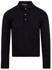 Polo Royal Merino FILIPPO DE LAURENTIIS Uomo - Blue