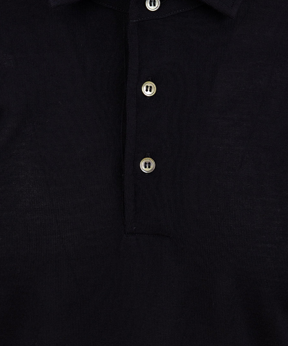 Polo Royal Merino FILIPPO DE LAURENTIIS Uomo - Blue