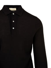 Polo Royal Merino FILIPPO DE LAURENTIIS Uomo - Nero
