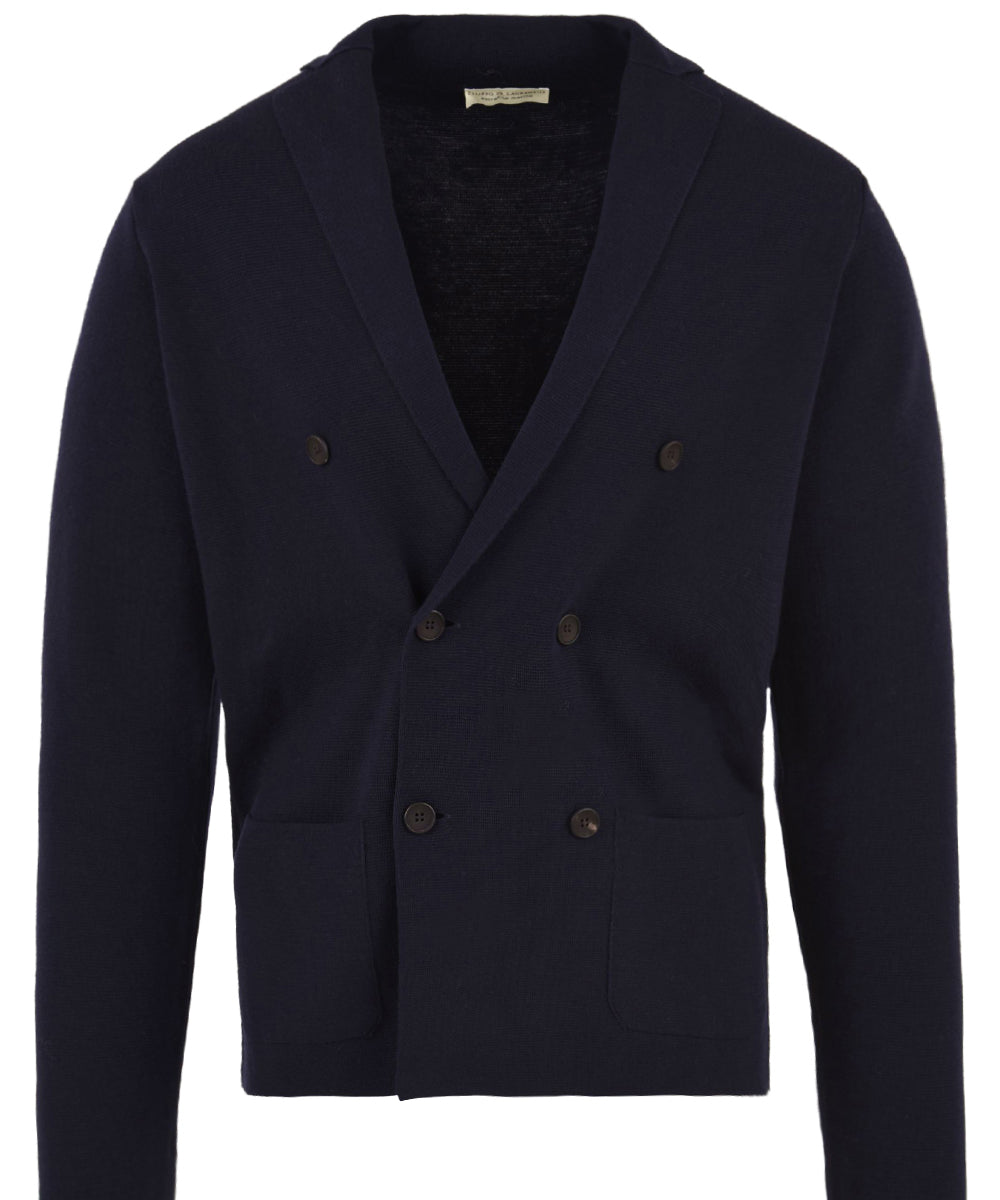 Cardigan doppiopetto FILIPPO DE LAURENTIIS Uomo - Blue