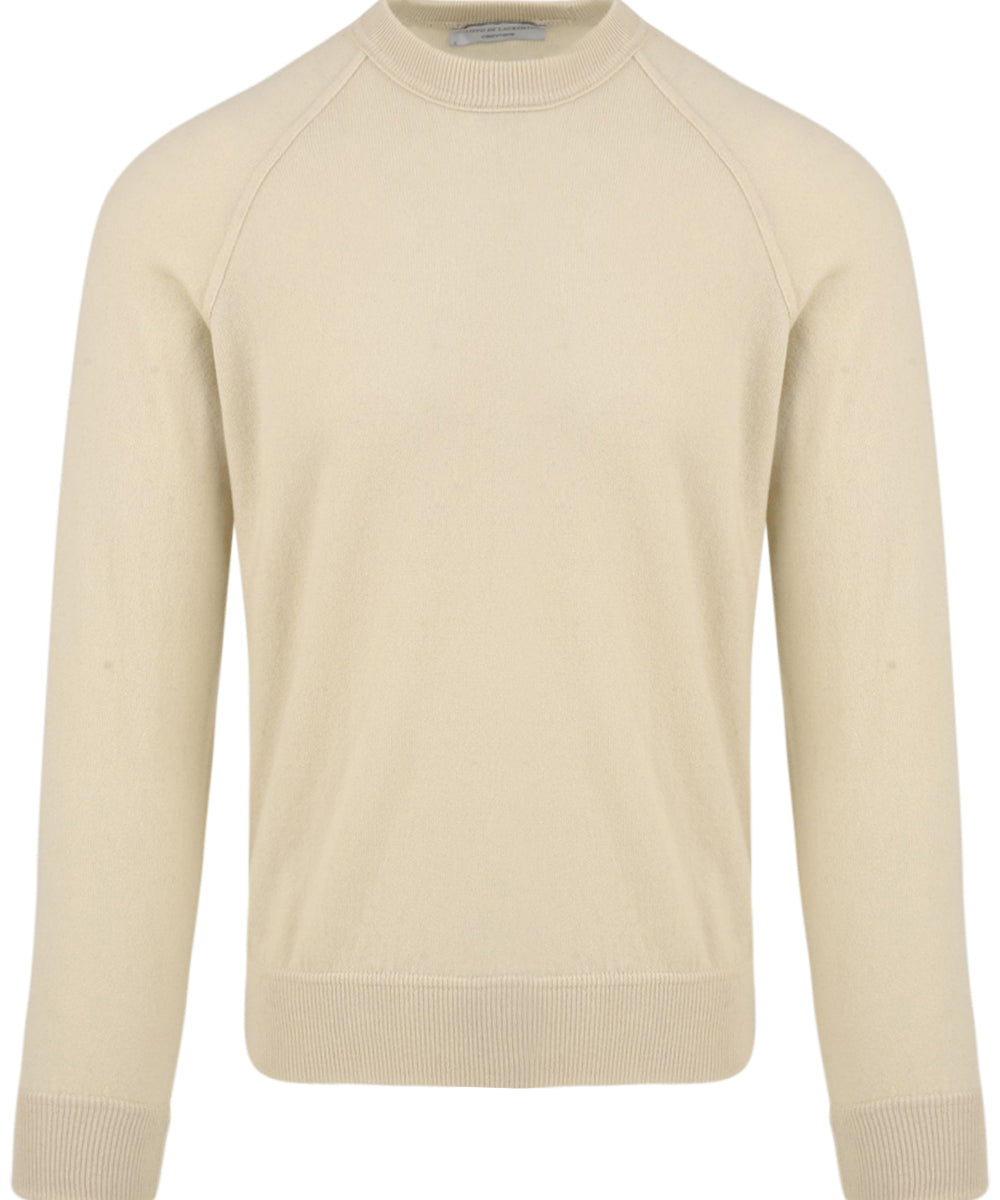 Maglione girocollo raglan Cashmere FILIPPO DE LAURENTIIS Uomo - Bianco