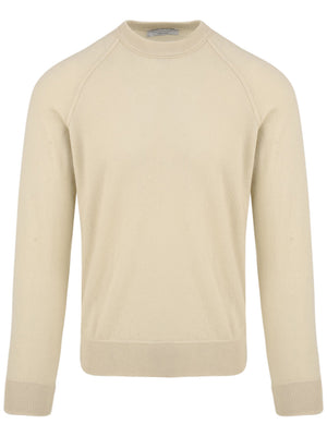 Maglione girocollo raglan Cashmere FILIPPO DE LAURENTIIS Uomo - Bianco