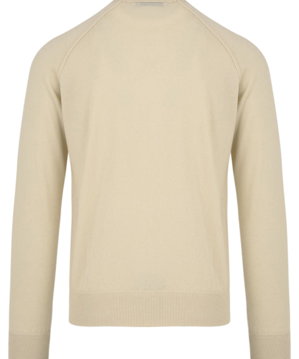 Maglione girocollo raglan Cashmere FILIPPO DE LAURENTIIS Uomo - Bianco