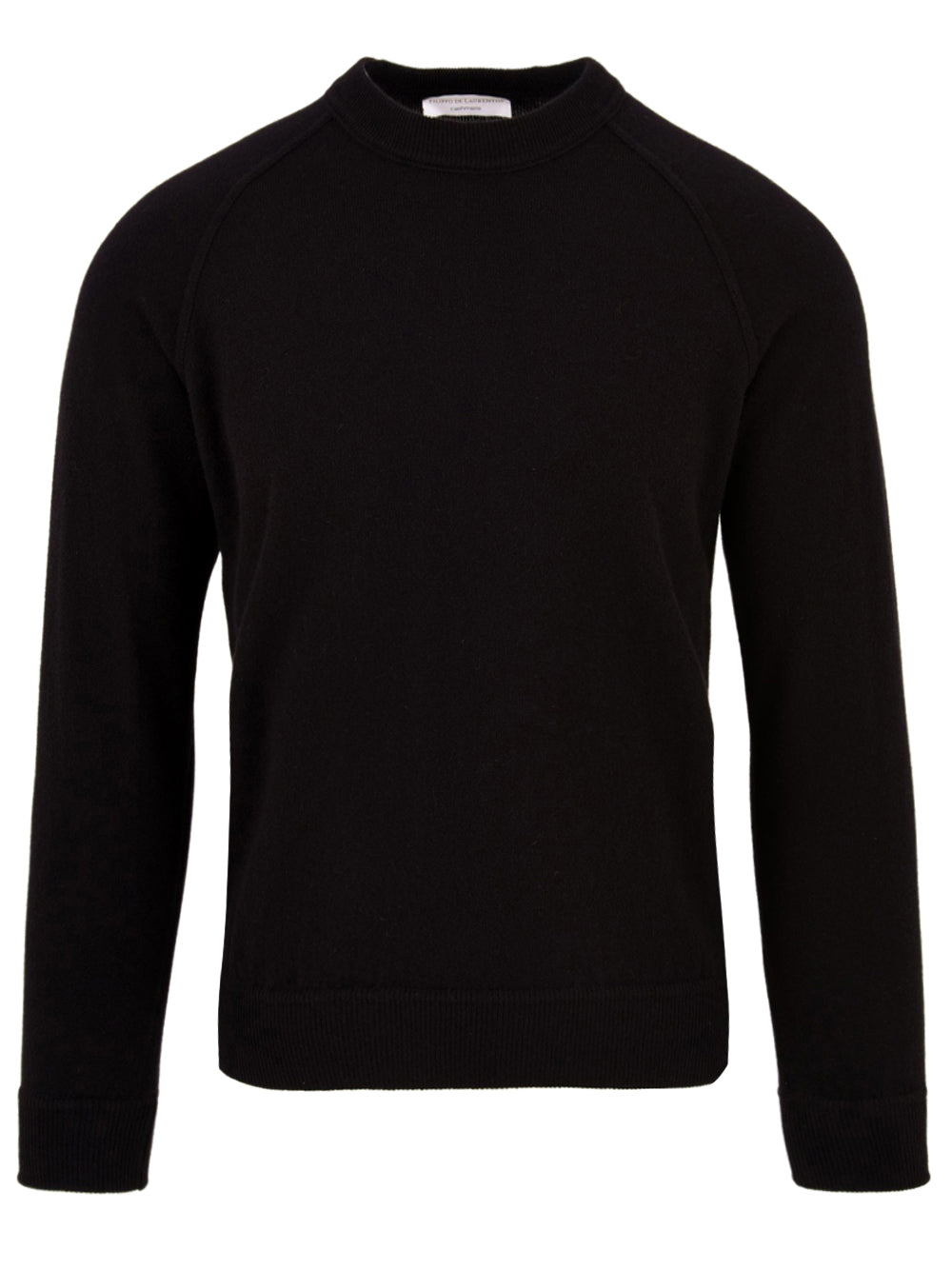 Maglione girocollo raglan Cashmere FILIPPO DE LAURENTIIS Uomo - Nero