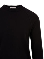 Maglione girocollo raglan Cashmere FILIPPO DE LAURENTIIS Uomo - Nero