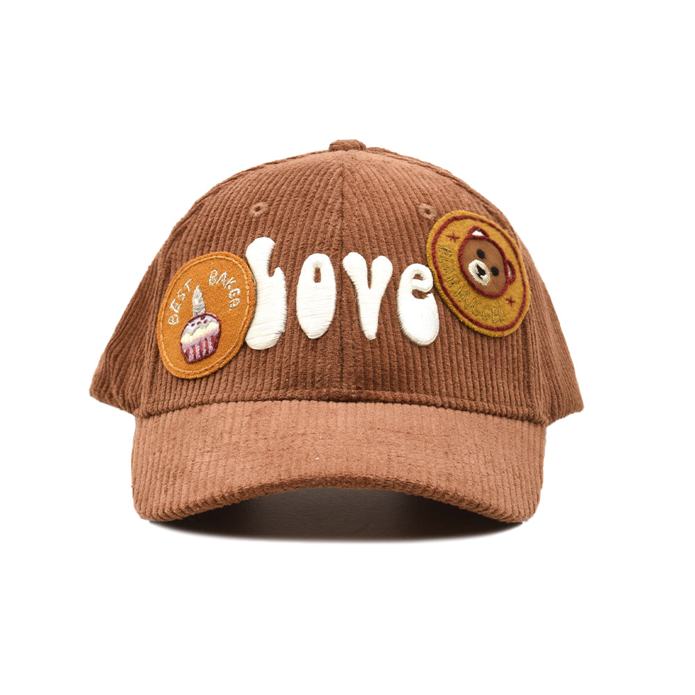 Cappello Love Badge FIVE Donna - Marrone