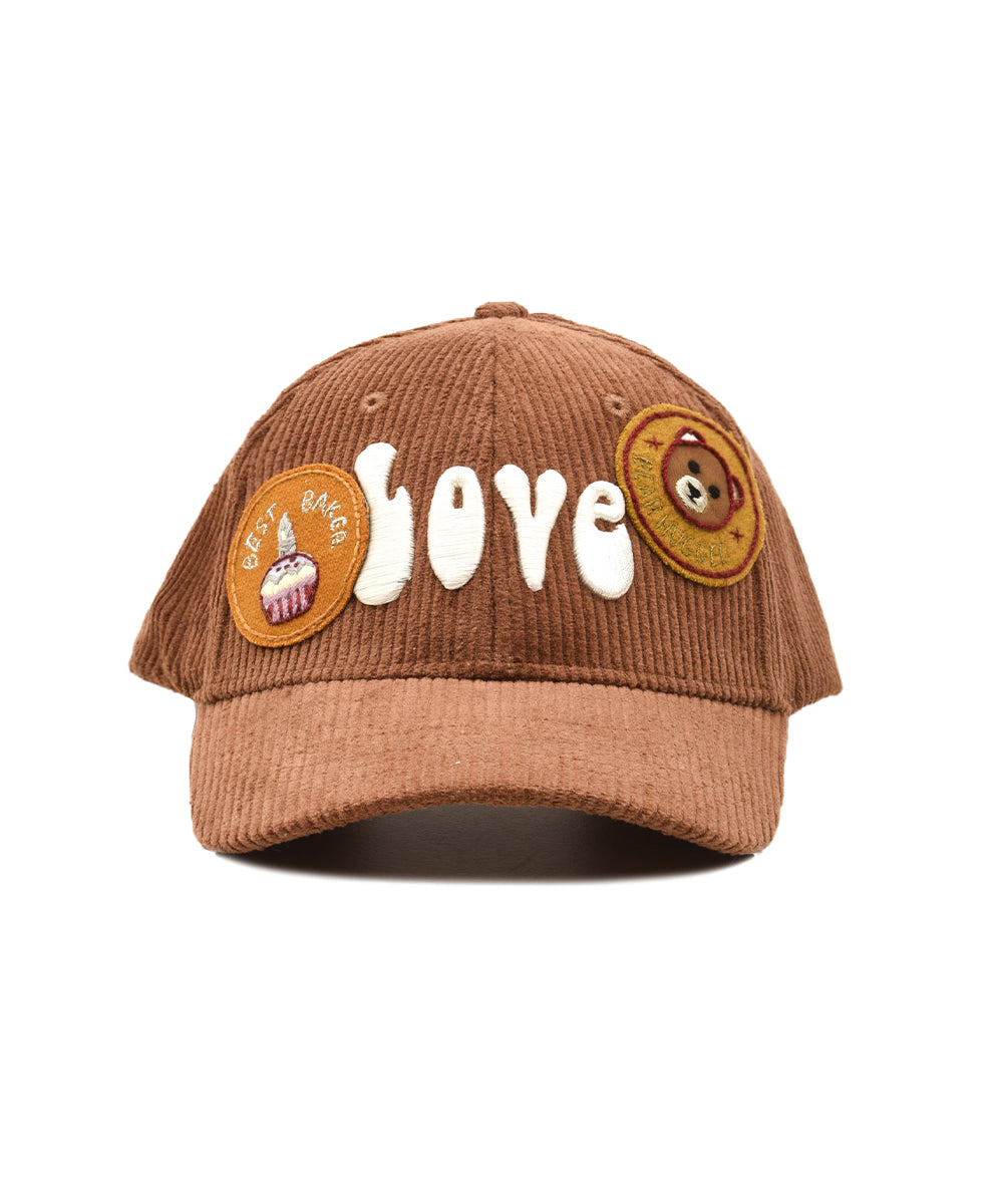 Cappello Love Badge FIVE Donna - Marrone