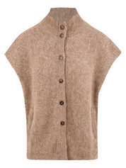 Gilet con bottoni FIVE Donna - Marrone