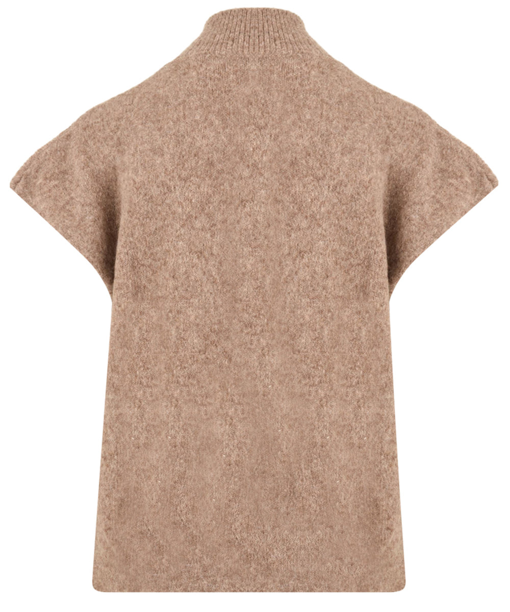 Gilet con bottoni FIVE Donna - Marrone