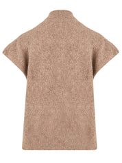 Gilet con bottoni FIVE Donna - Marrone