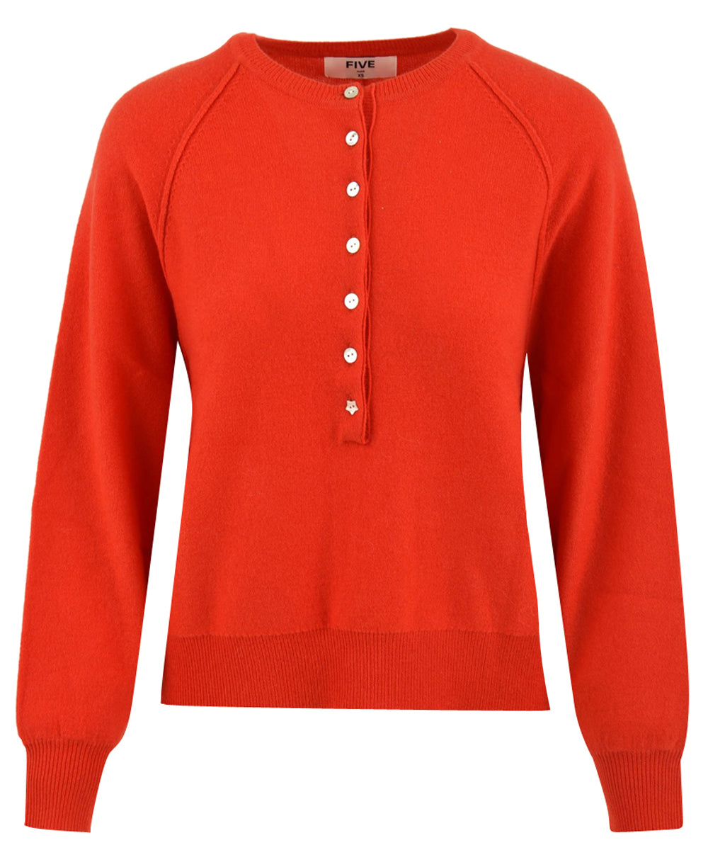 Cardigan FIVE Donna - Rosso