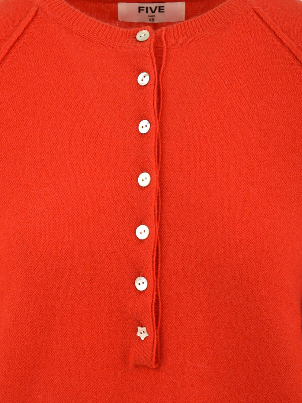 Cardigan FIVE Donna - Rosso