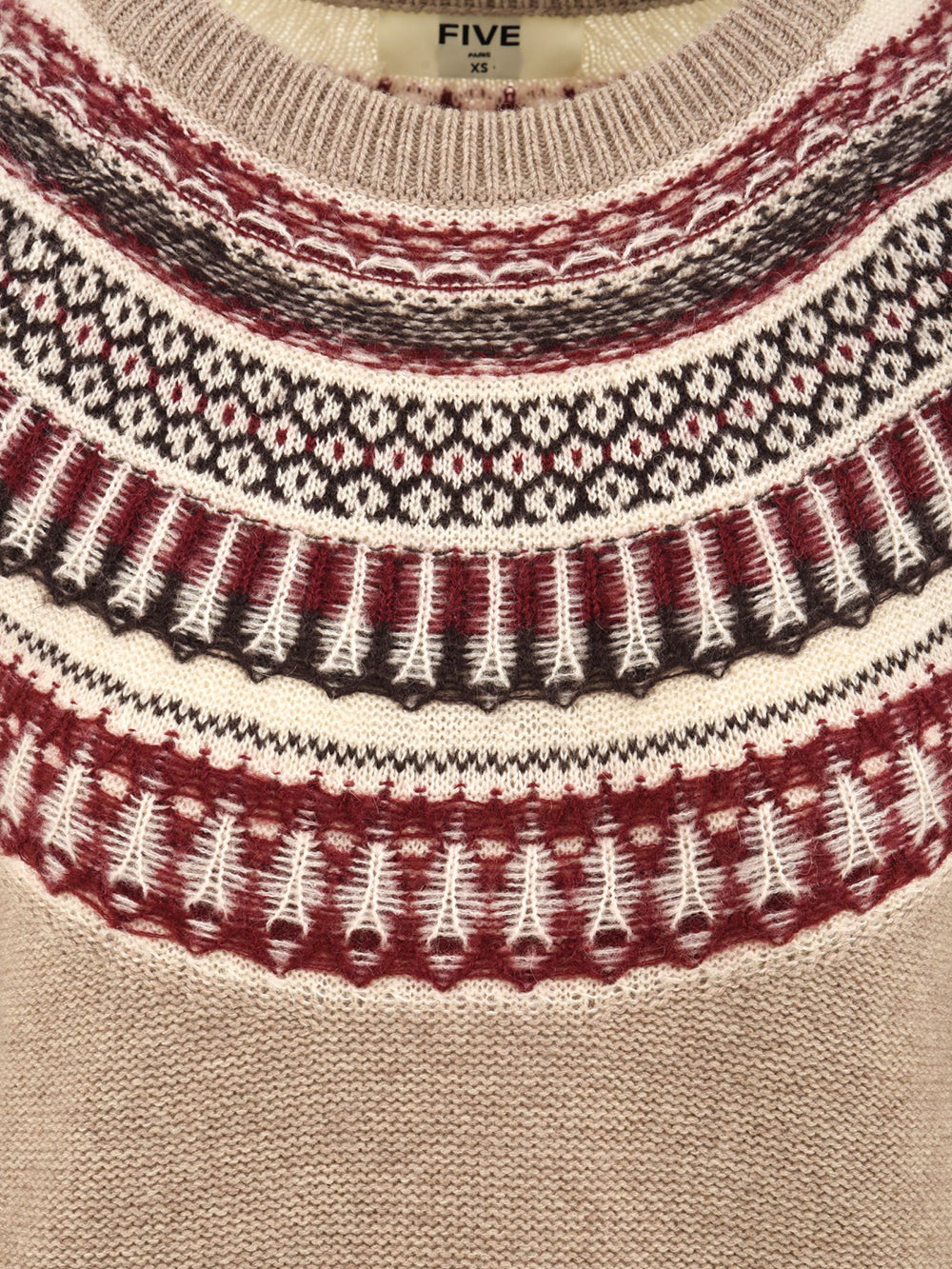 Maglione Nordic FIVE Donna - Beige