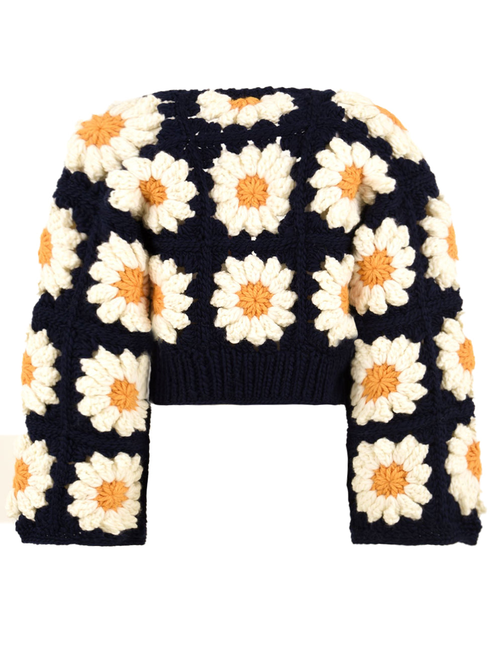 Cardigan Colossal Daisies FRAISES ET DESIRS Donna - Blue