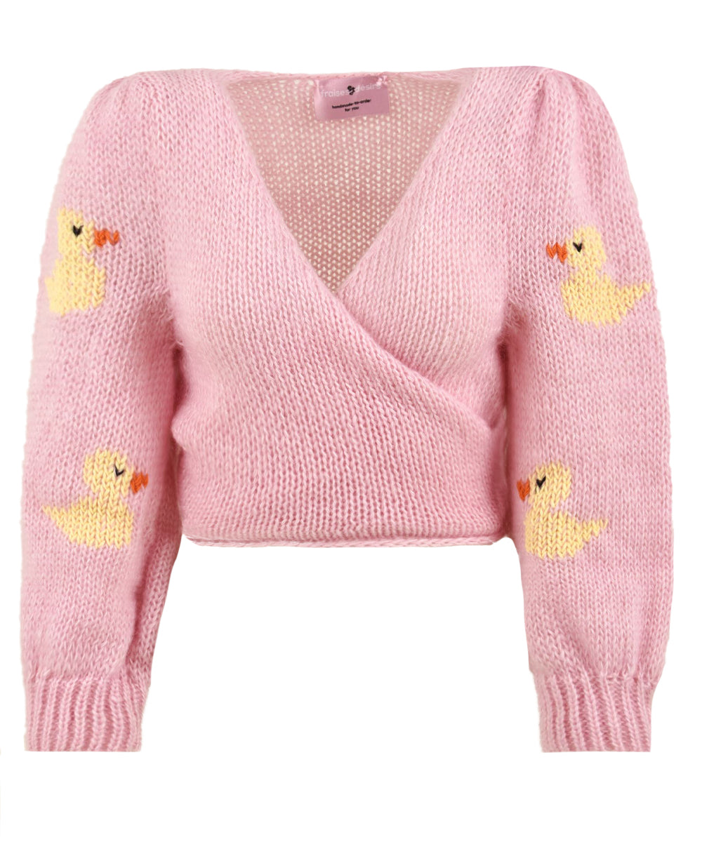 Maglione Daisy Duck FRAISES ET DESIRS Donna - Rosa