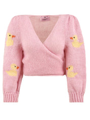 Maglione Daisy Duck FRAISES ET DESIRS Donna - Rosa