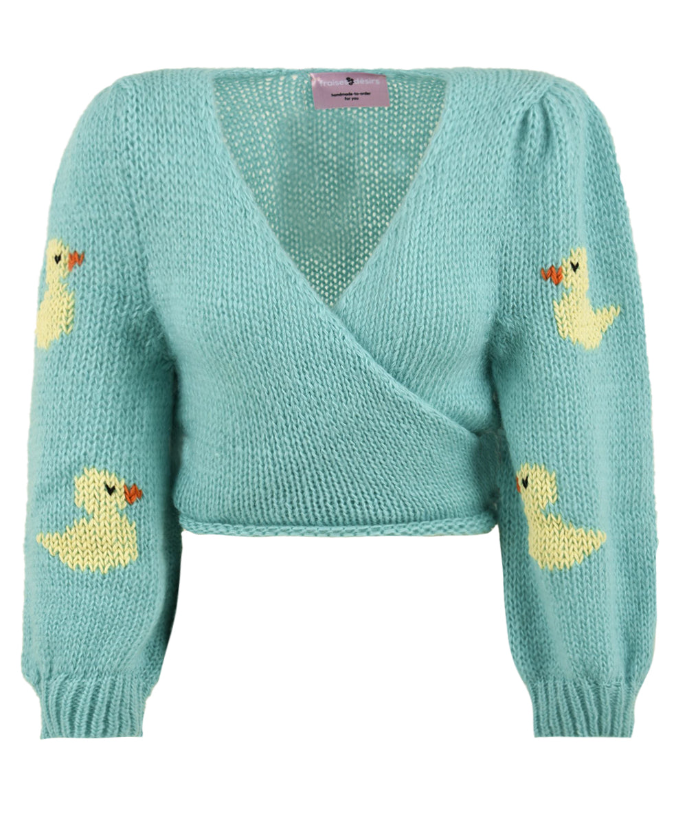 Maglione Daisy Duck FRAISES ET DESIRS Donna - Azzurro