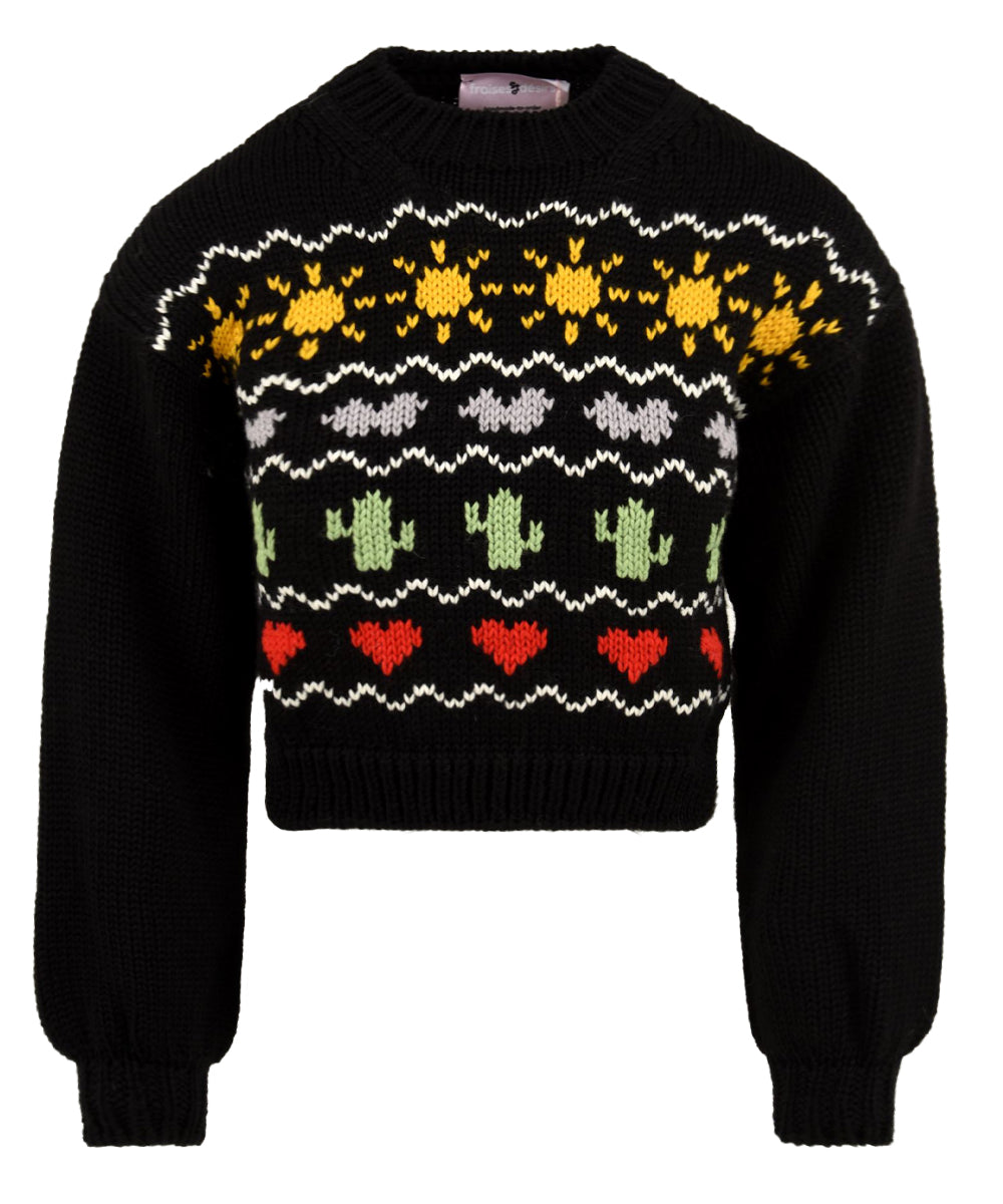 Maglione FRAISES ET DESIRS Donna - Nero