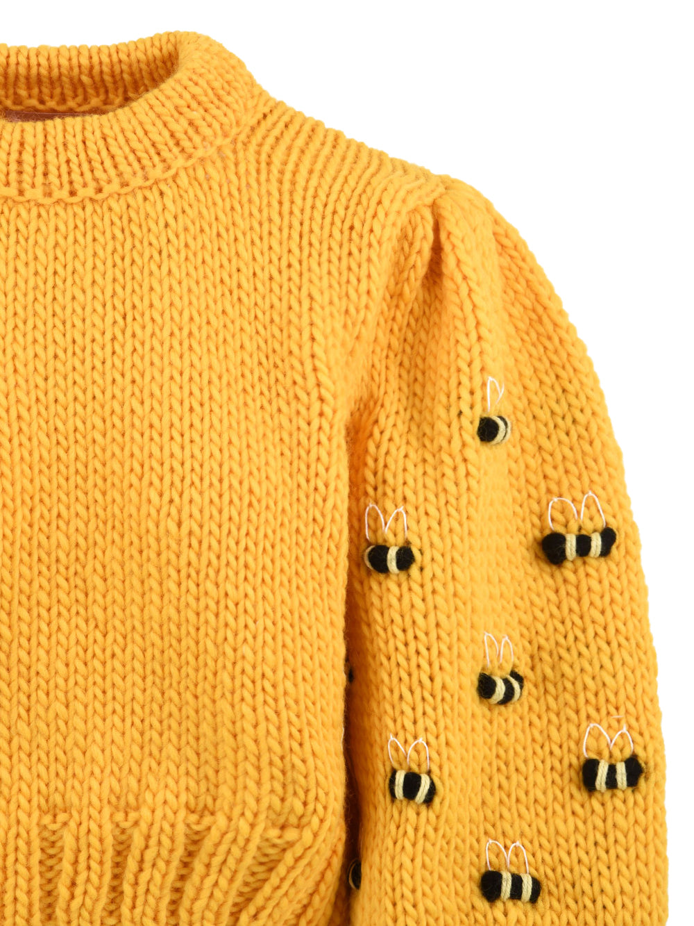 Maglione Save The Bees FRAISES ET DESIRS Donna - Giallo