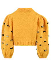 Maglione Save The Bees FRAISES ET DESIRS Donna - Giallo