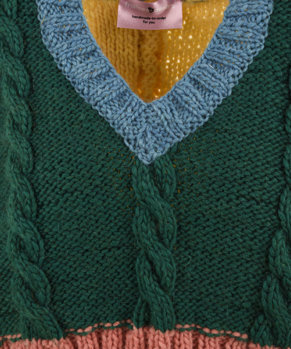 Maglione Tetris FRAISES ET DESIRS Donna - Multicolore