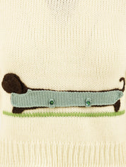 Maglione The Sausage Dog FRAISES ET DESIRS Donna - Bianco