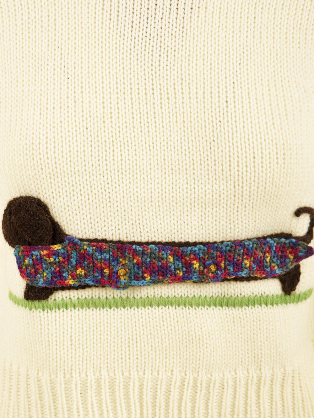 Maglione The Sausage Dog FRAISES ET DESIRS Donna - Bianco