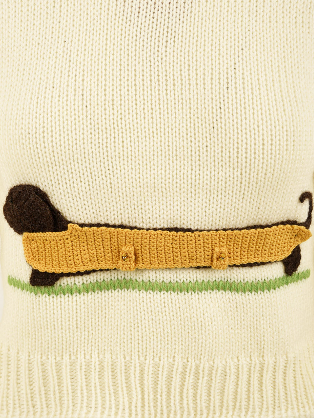 Maglione The Sausage Dog FRAISES ET DESIRS Donna - Bianco