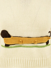 Maglione The Sausage Dog FRAISES ET DESIRS Donna - Bianco