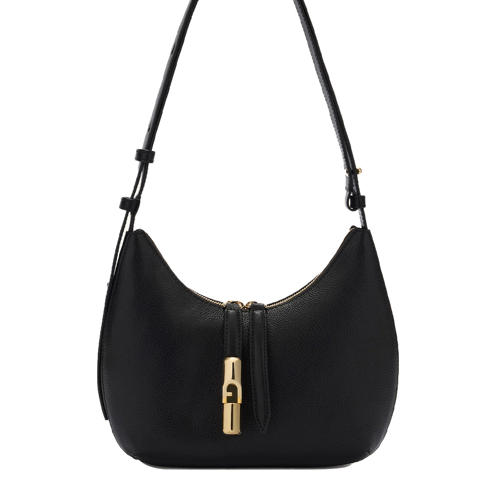 Borsa a spalla Goccia S FURLA Donna - Nero