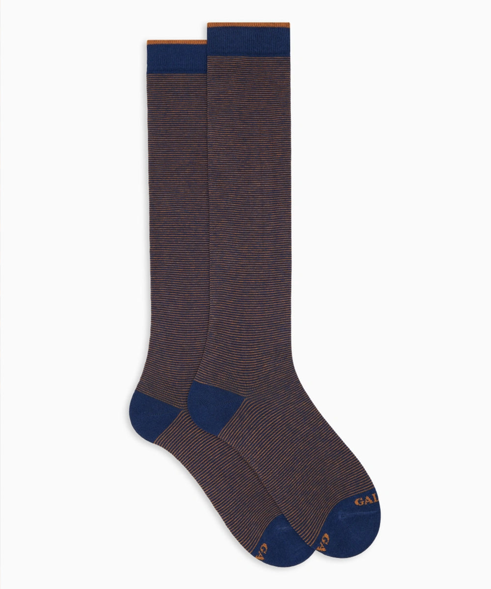 Calze lunghe righina sottile GALLO Uomo - Multicolore