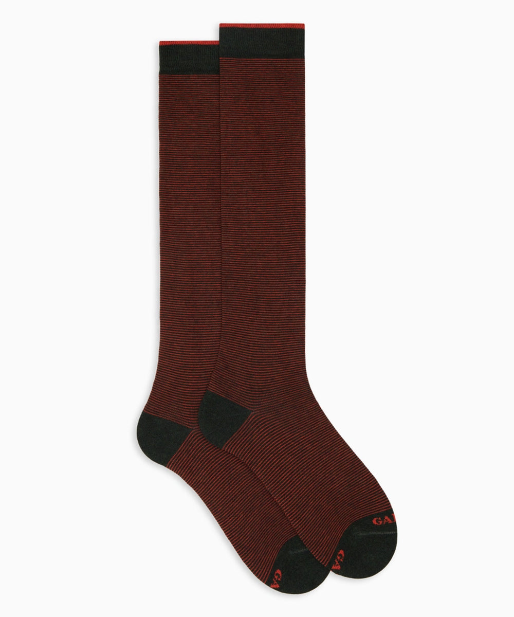 Calze lunghe righina sottile GALLO Uomo - Multicolore