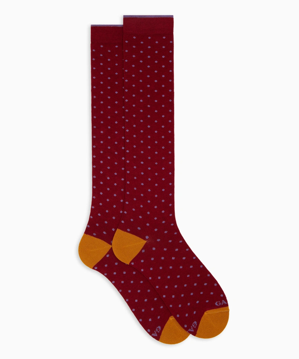 Calze lunghe Pois GALLO Uomo - Multicolore