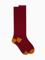 Calze lunghe Pois GALLO Uomo - Multicolore