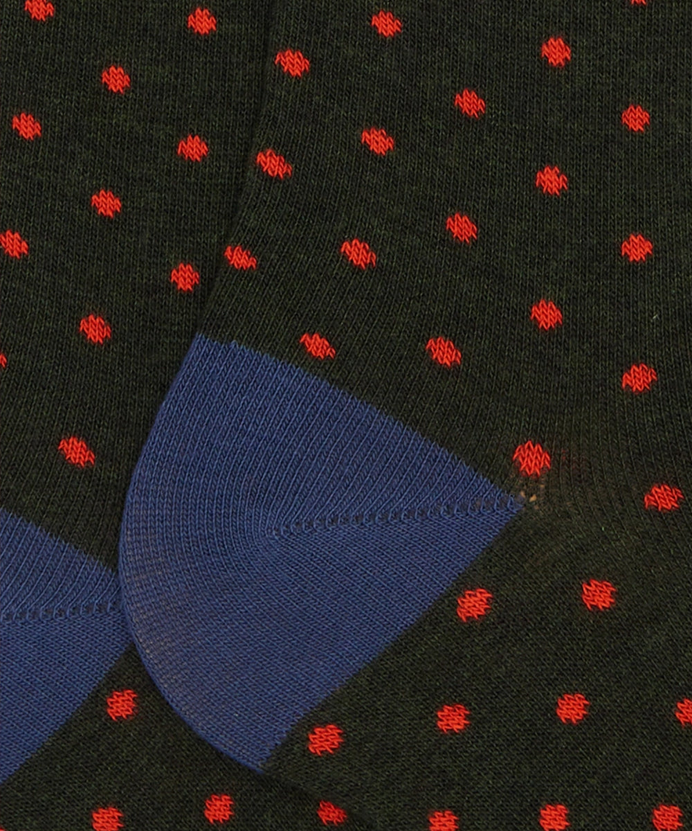 Calze lunghe Pois GALLO Uomo - Multicolore